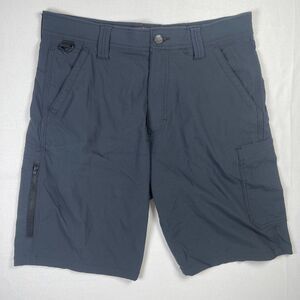 Wrangler Utility Shorts Men's 30 Black Nylon Stretch Slash Pockets Mid-Rise‎